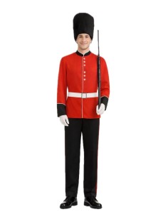 Disfarce de Guarda Inglesa Tamanho L - de alta qualidade, ideal para carnaval, festas temáticas e eventos especiais